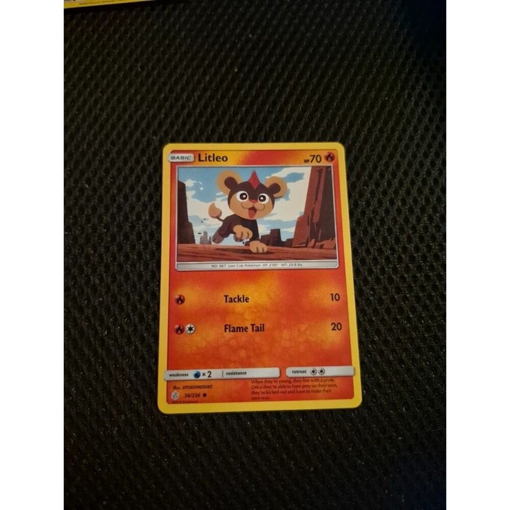 Litleo 36/236 Pokemon Card (2019)